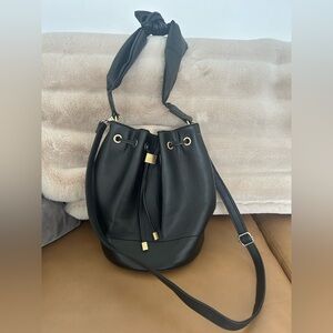 ZARA Black Bucket Bag